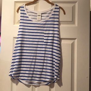 PINK striped tank top